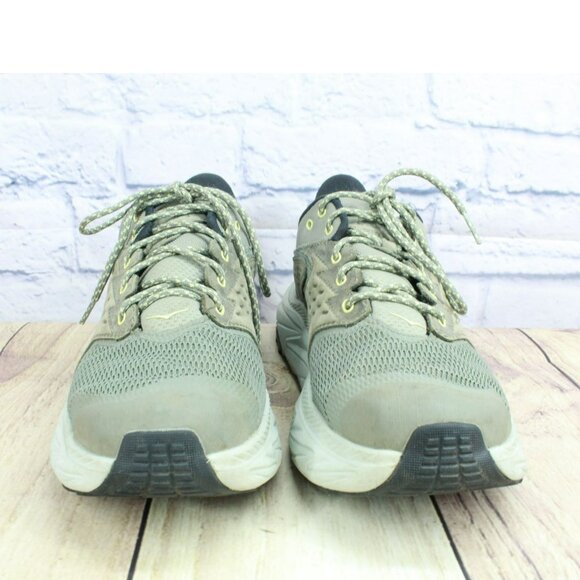 Hoka One One Anacapa 2 Olive Green Nylon Gore-Tex Running Sneaker Shoes Size 8 D - Picture 4 of 9